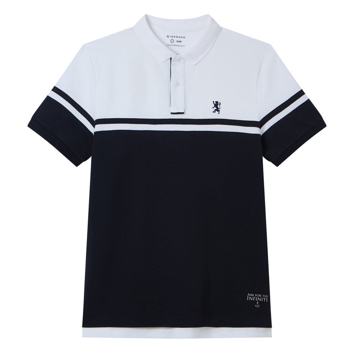 Giordano Men's Slim Cotton Lycra Pique Polo - first_variant_option_2 Premium Polo for Giordano