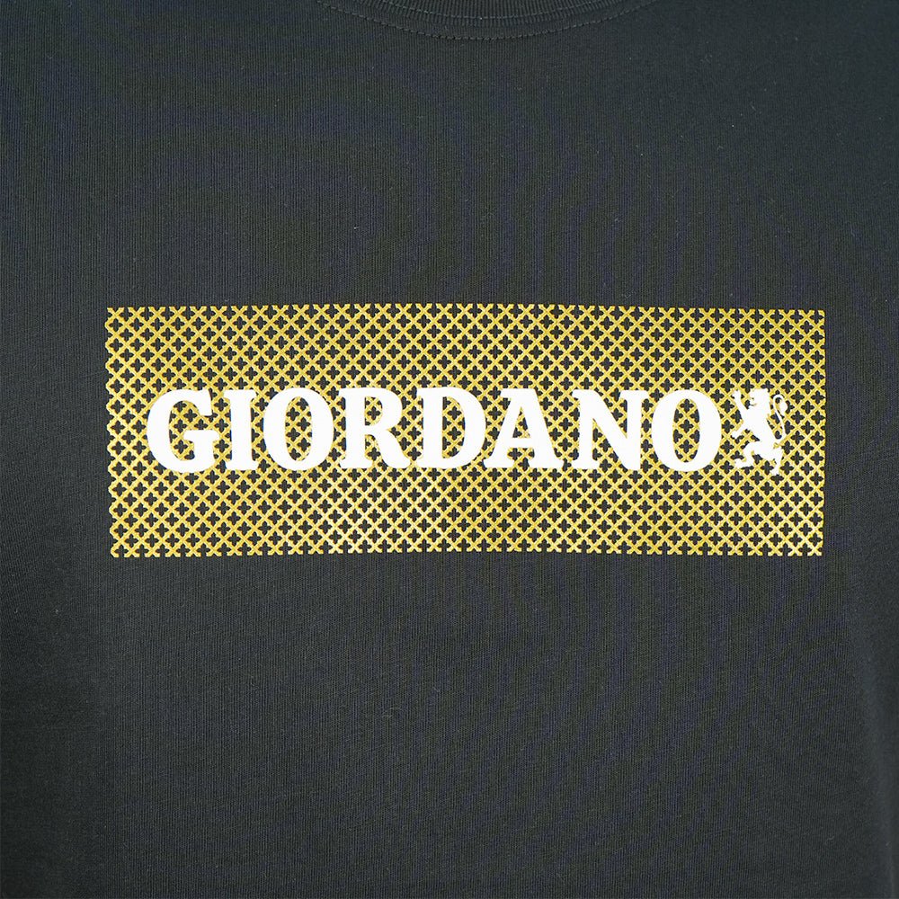 Giordano Men's Slim Cotton Signature Graphic Tee - first_variant_option_2 Premium Print Tee for Giordano