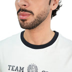 Giordano Men's Slim Cotton Team Club Graphic Tee - first_variant_option_2 Premium Print Tee for Giordano