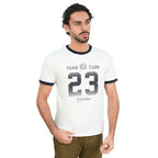 Giordano Men's Slim Cotton Team Club Graphic Tee - first_variant_option_2 Premium Print Tee for Giordano