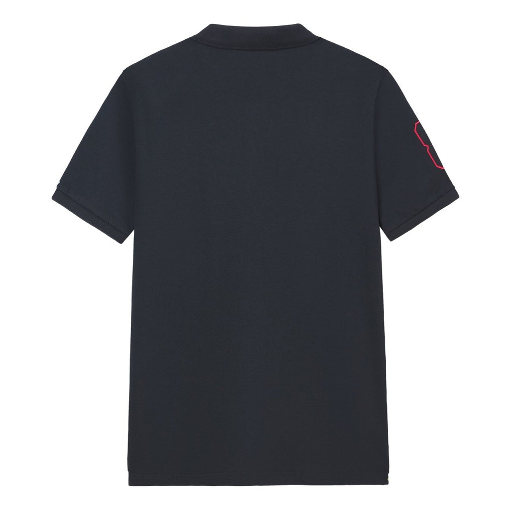 Giordano Men’s Slim Fit 3D Lion Embroidery Lycra Pique Polo - Premium Polo