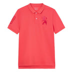 Giordano Men’s Slim Fit 3D Lion Embroidery Lycra Pique Polo - Premium Polo