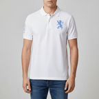 Giordano Men’s Slim Fit 3D Lion Embroidery Lycra Pique Polo - first_variant_option_2 Premium Polo for Giordano