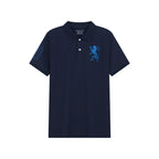 Giordano Men's Slim Fit 3D Lion Embroidery Lycra Pique Polo - first_variant_option_2 Premium Polo for Giordano