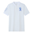 Giordano Men’s Slim Fit 3D Lion Embroidery Lycra Pique Polo - first_variant_option_2 Premium Polo for Giordano