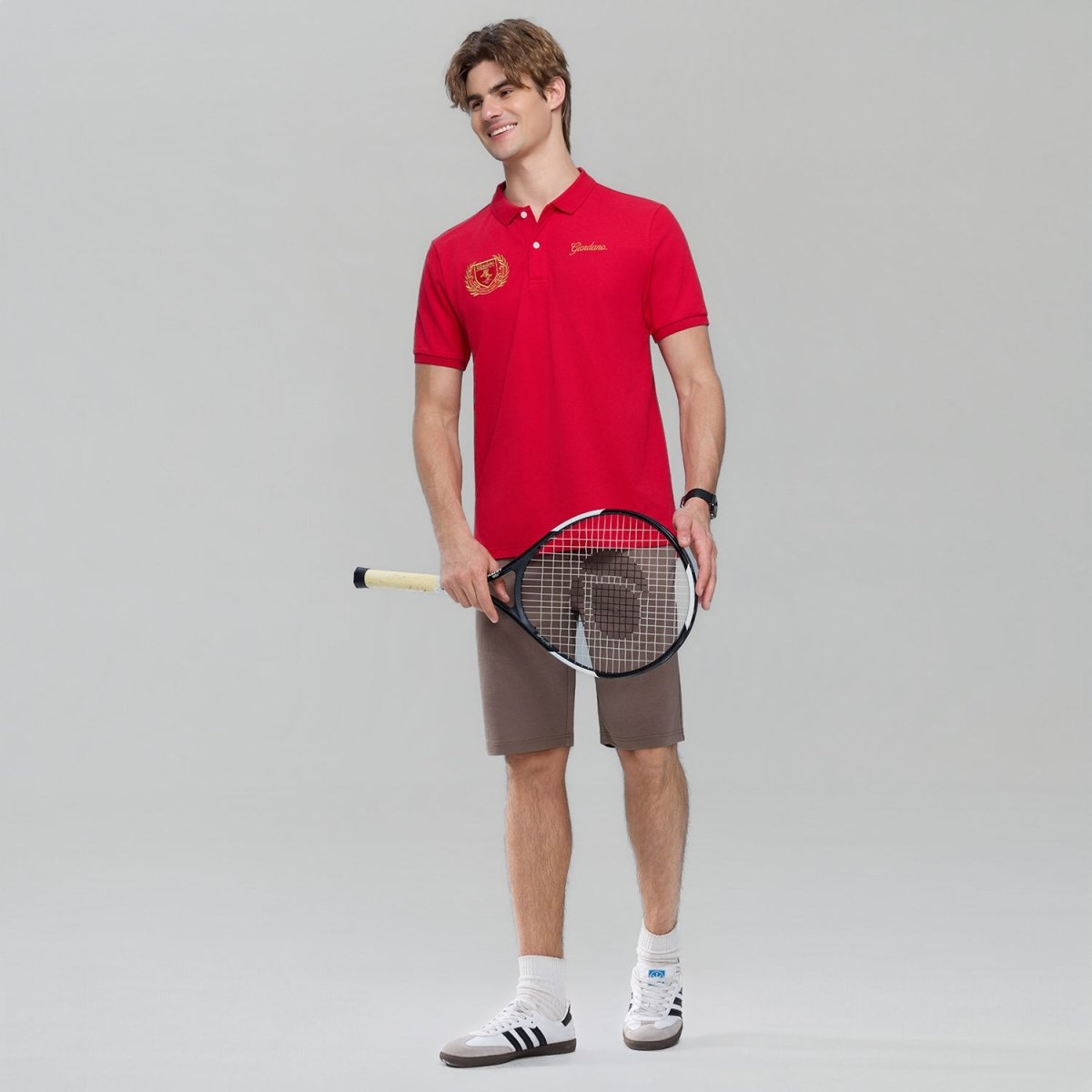 Giordano Men's Slim Fit Club House Embroidered Polo - first_variant_option_2 Premium Polo for Giordano
