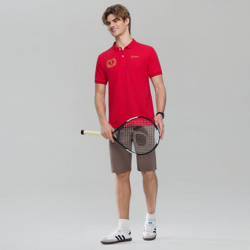 Giordano Men's Slim Fit Club House Embroidered Polo - first_variant_option_2 Premium Polo for Giordano