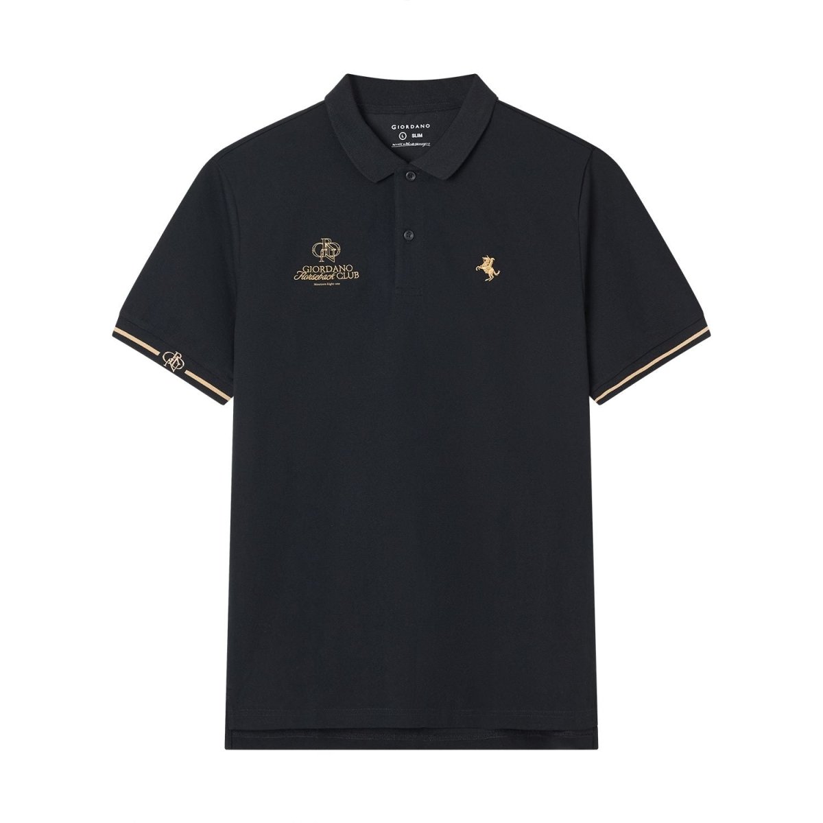 Giordano Men's Slim Fit Club House Lacoste Polo - first_variant_option_2 Premium Polo for Giordano