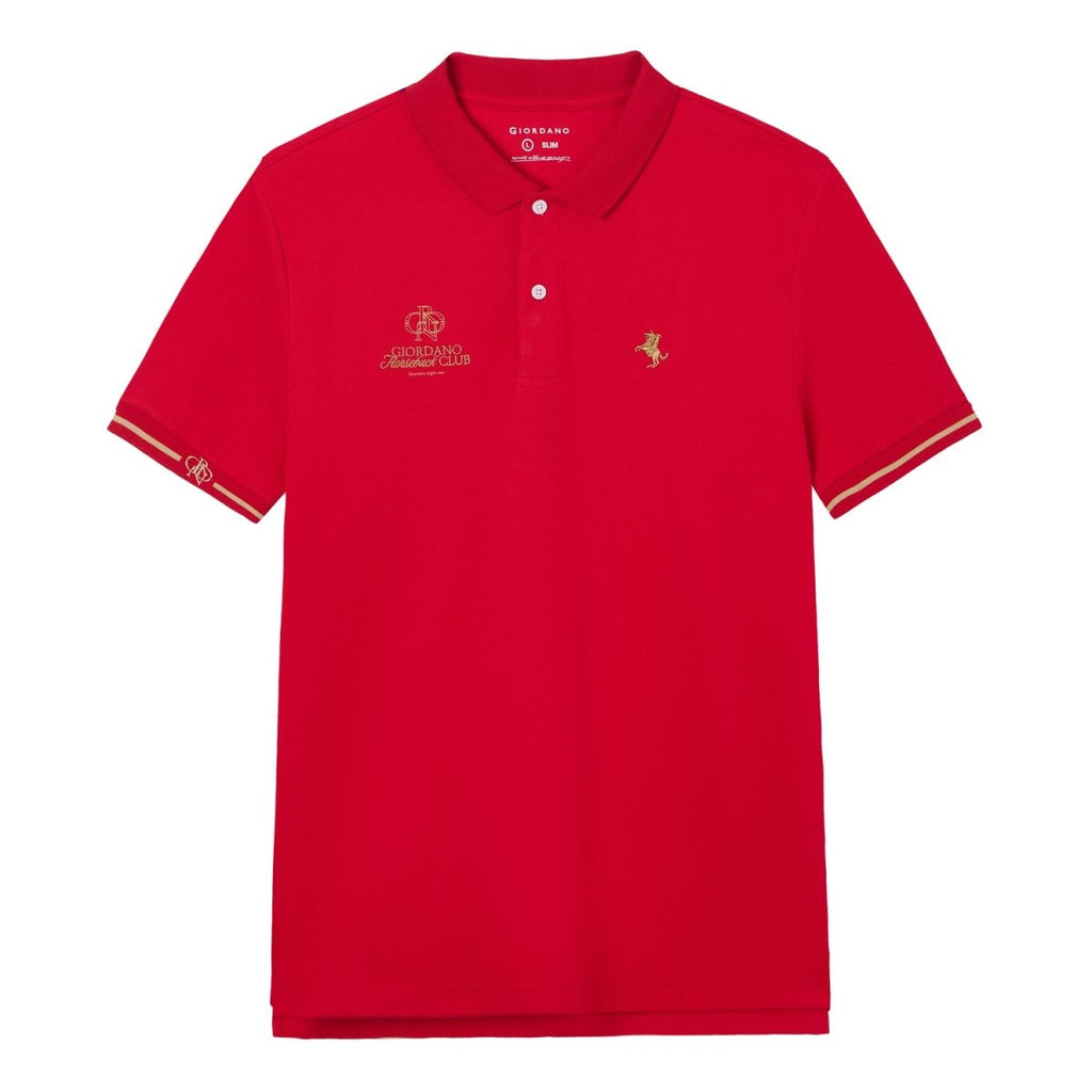 Giordano Men's Slim Fit Club House Lacoste Polo - first_variant_option_2 Premium Polo for Giordano