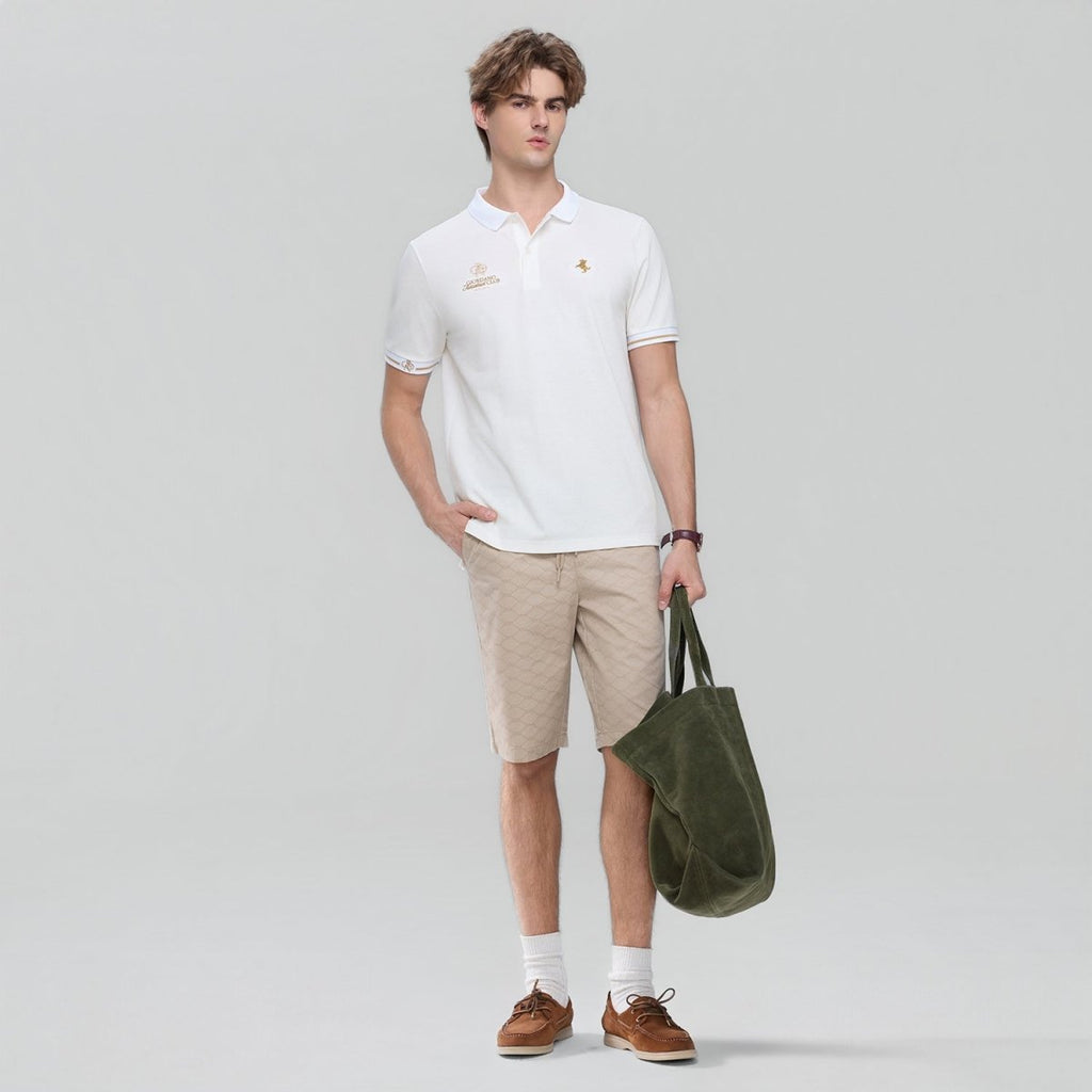 Giordano Men's Slim Fit Club House Lacoste Polo - first_variant_option_2 Premium Polo for Giordano