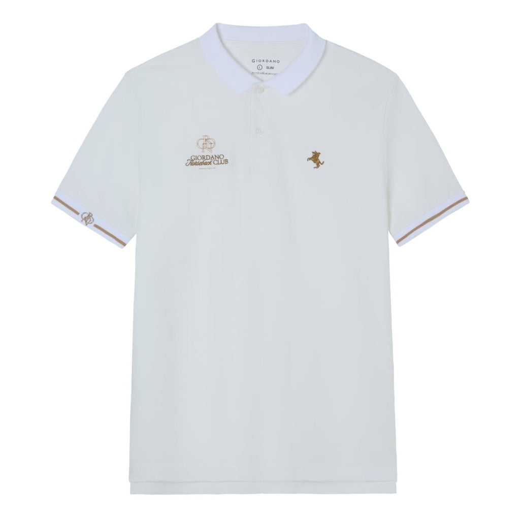 Giordano Men's Slim Fit Club House Lacoste Polo - first_variant_option_2 Premium Polo for Giordano