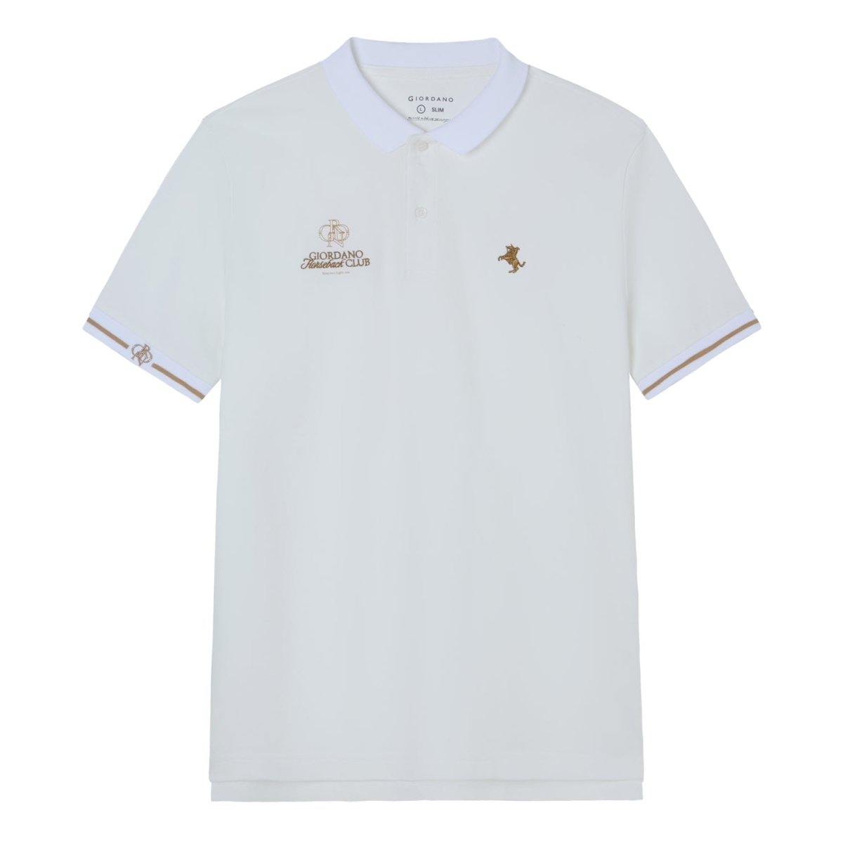 Giordano Men's Slim Fit Club House Lacoste Polo - first_variant_option_2 Premium Polo for Giordano