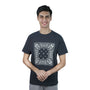 Giordano Men’s Slim Fit Cotton Bandana Print Tee - Premium Print Tee