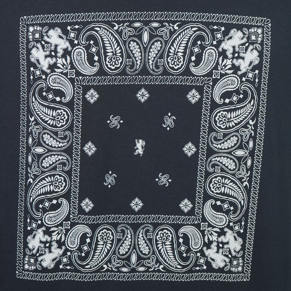 Giordano Men’s Slim Fit Cotton Bandana Print Tee - Premium Print Tee