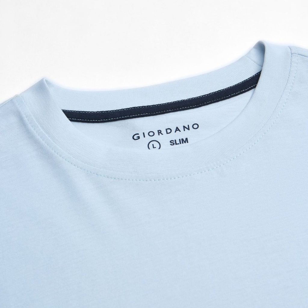 Giordano Men’s Slim Fit Cotton Crew Neck Tee - first_variant_option_2 Premium Tee for Giordano