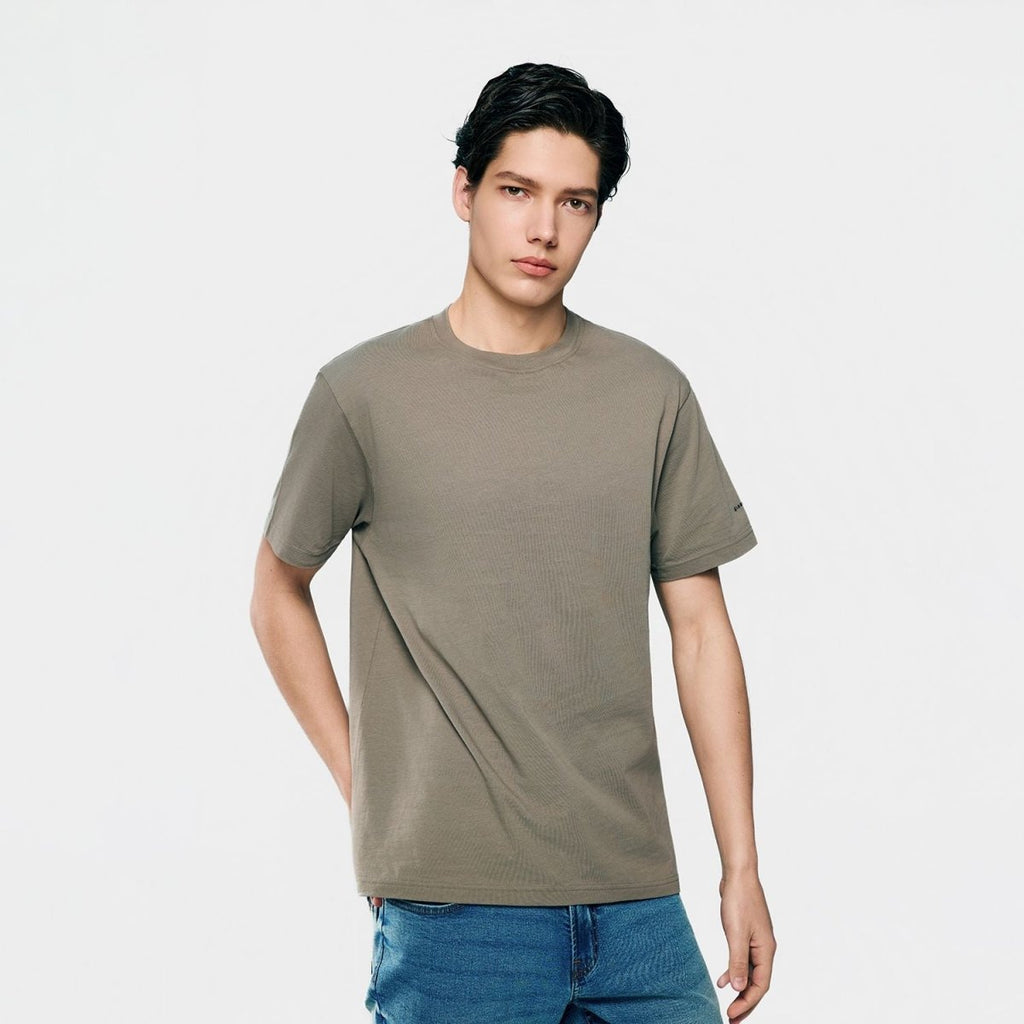 Giordano Men’s Slim Fit Cotton Crew Neck Tee - first_variant_option_2 Premium Tee for Giordano