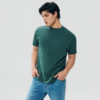 Giordano Men’s Slim Fit Cotton Crew Neck Tee - first_variant_option_2 Premium Tee for Giordano