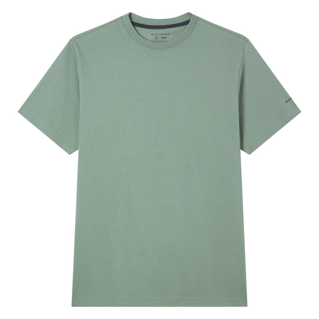 Giordano Men’s Slim Fit Cotton Crew Neck Tee - first_variant_option_2 Premium Tee for Giordano