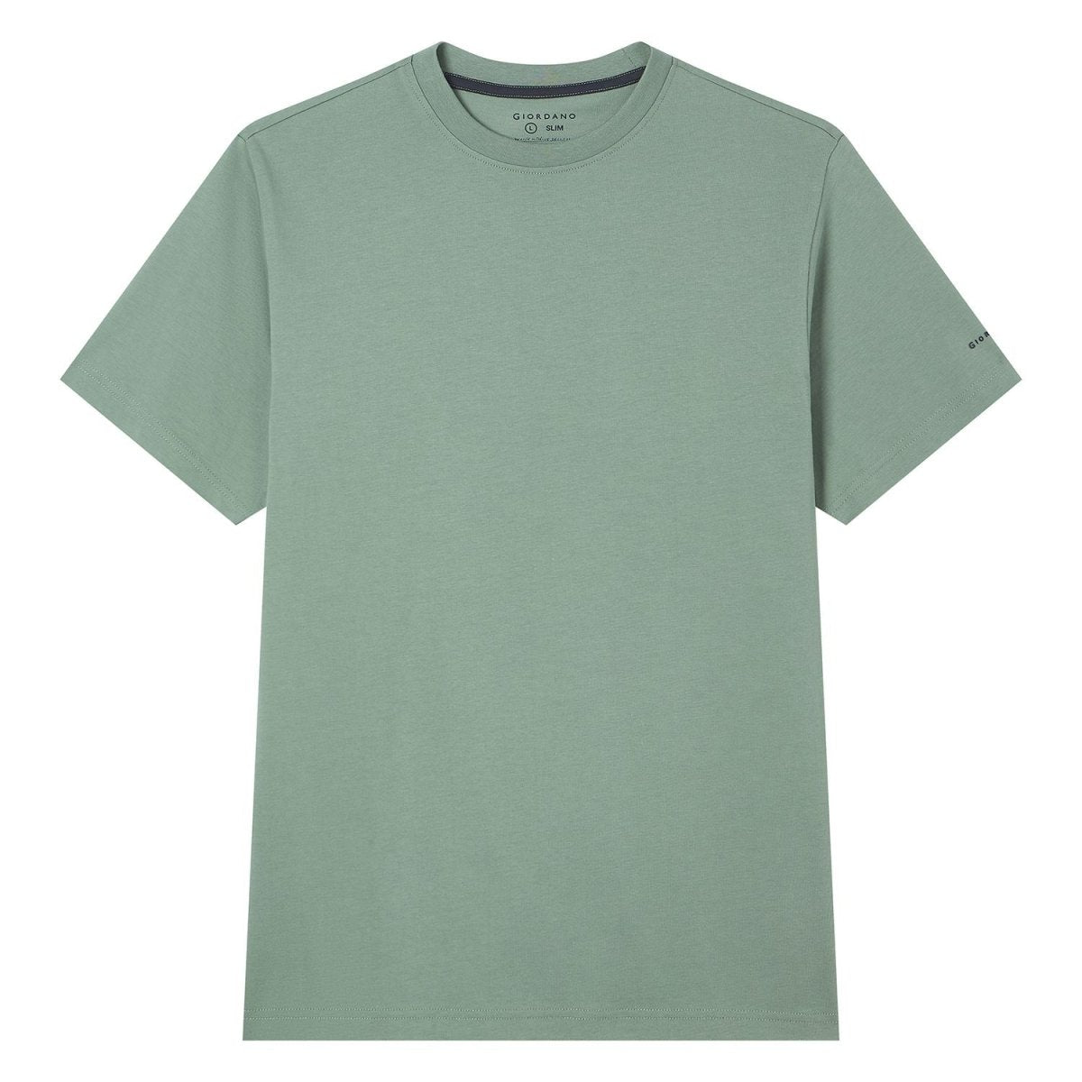 Giordano Men’s Slim Fit Cotton Crew Neck Tee - first_variant_option_2 Premium Tee for Giordano