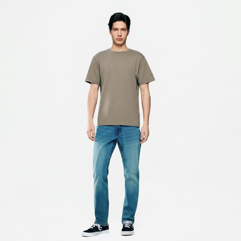 Giordano Men’s Slim Fit Cotton Crew Neck Tee - first_variant_option_2 Premium Tee for Giordano