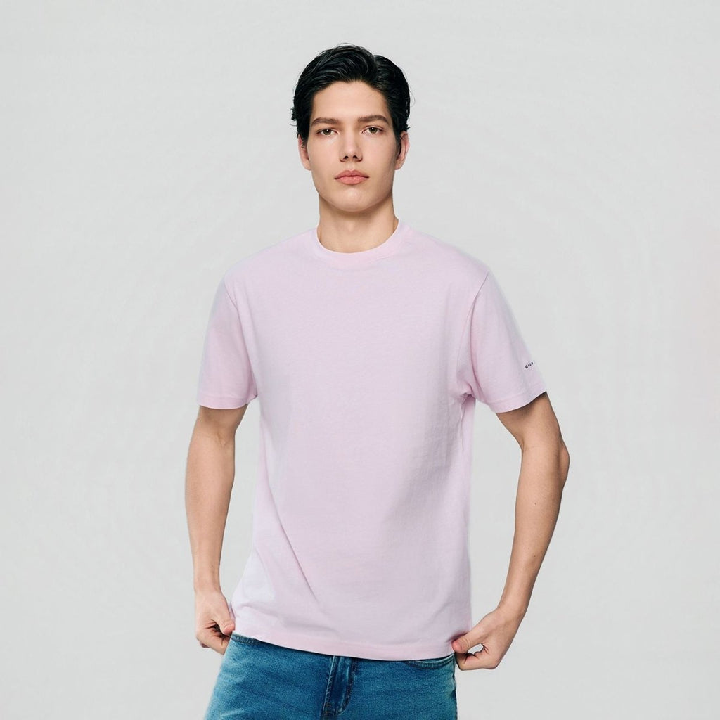 Giordano Men’s Slim Fit Cotton Crew Neck Tee - first_variant_option_2 Premium Tee for Giordano
