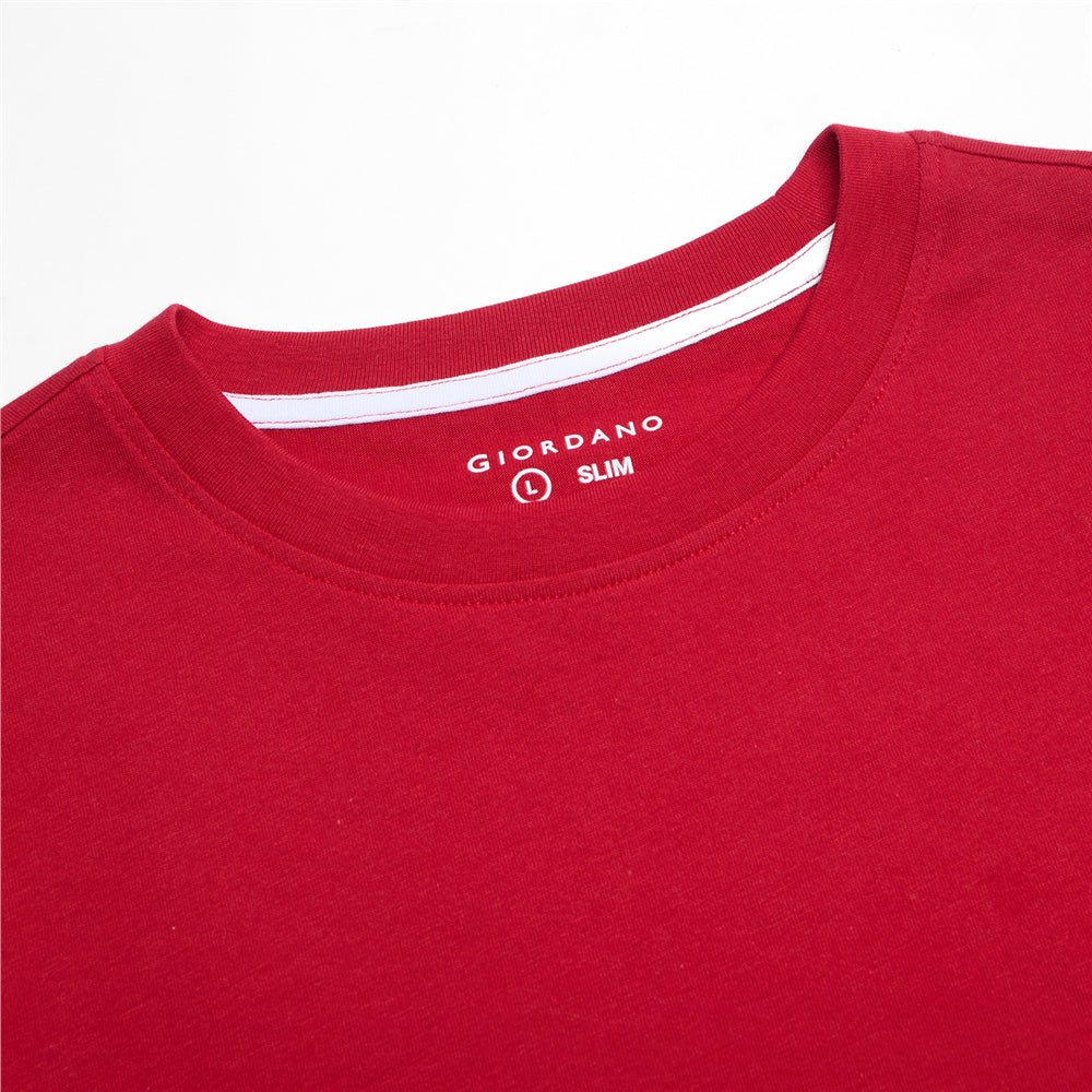 Giordano Men’S Slim Fit Cotton Crew Neck Tee - first_variant_option_2 Premium Tee for Giordano
