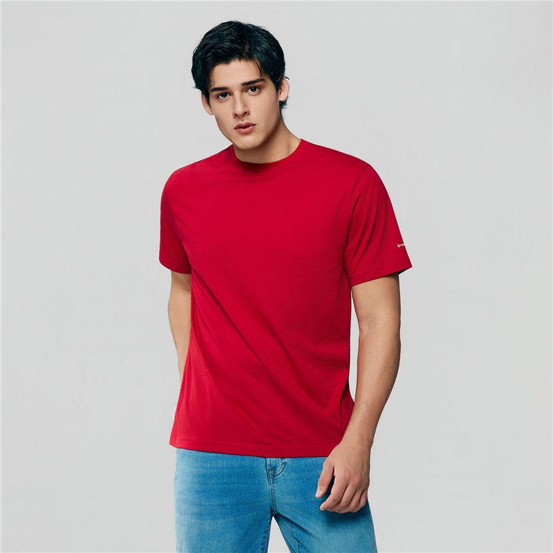 Giordano Men’S Slim Fit Cotton Crew Neck Tee - first_variant_option_2 Premium Tee for Giordano