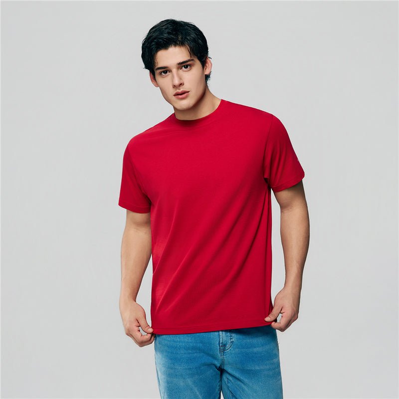 Giordano Men’S Slim Fit Cotton Crew Neck Tee - first_variant_option_2 Premium Tee for Giordano