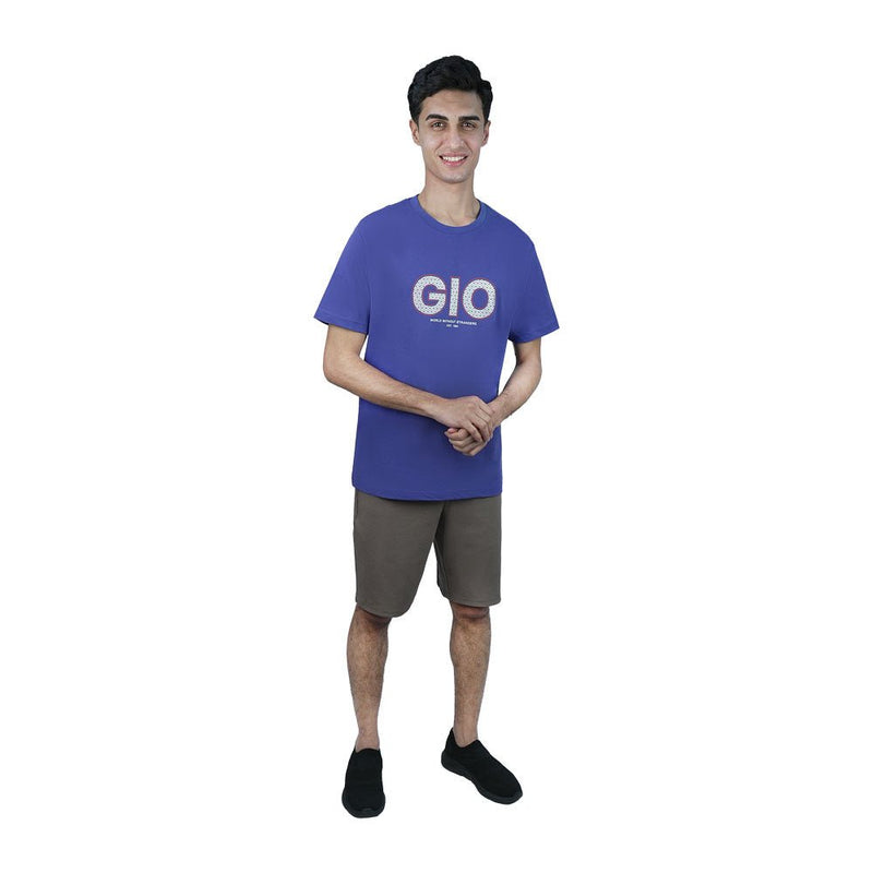 Giordano Men’s Slim Fit Cotton Graphic Print Tee - Premium Print Tee