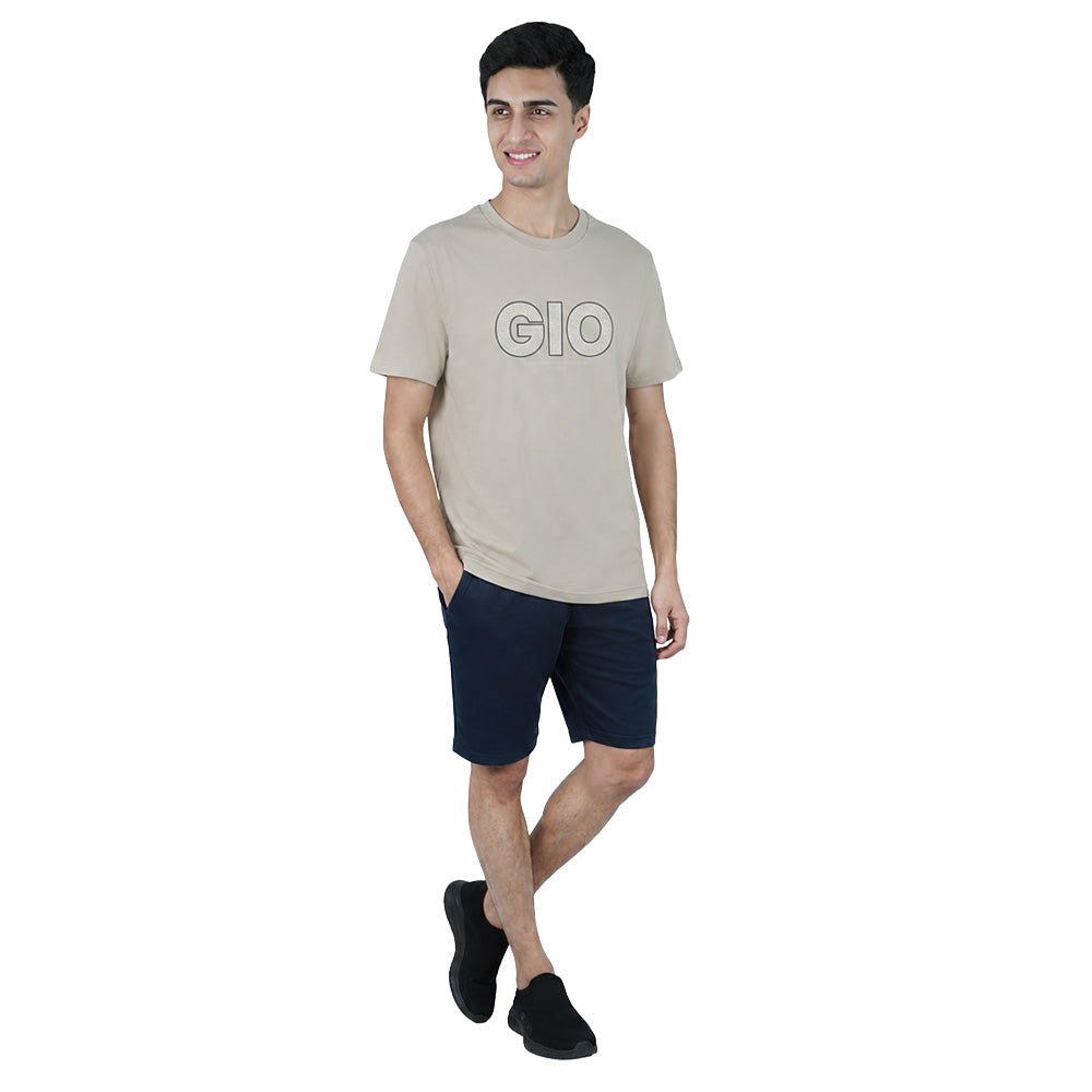 Giordano Men’s Slim Fit Cotton Graphic Print Tee - Premium Print Tee
