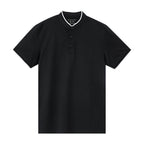 Giordano Men's Slim Fit Cotton Henley Tee - Premium Tee