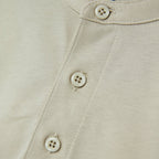 Giordano Men's Slim Fit Cotton Henley Tee - Premium Tee