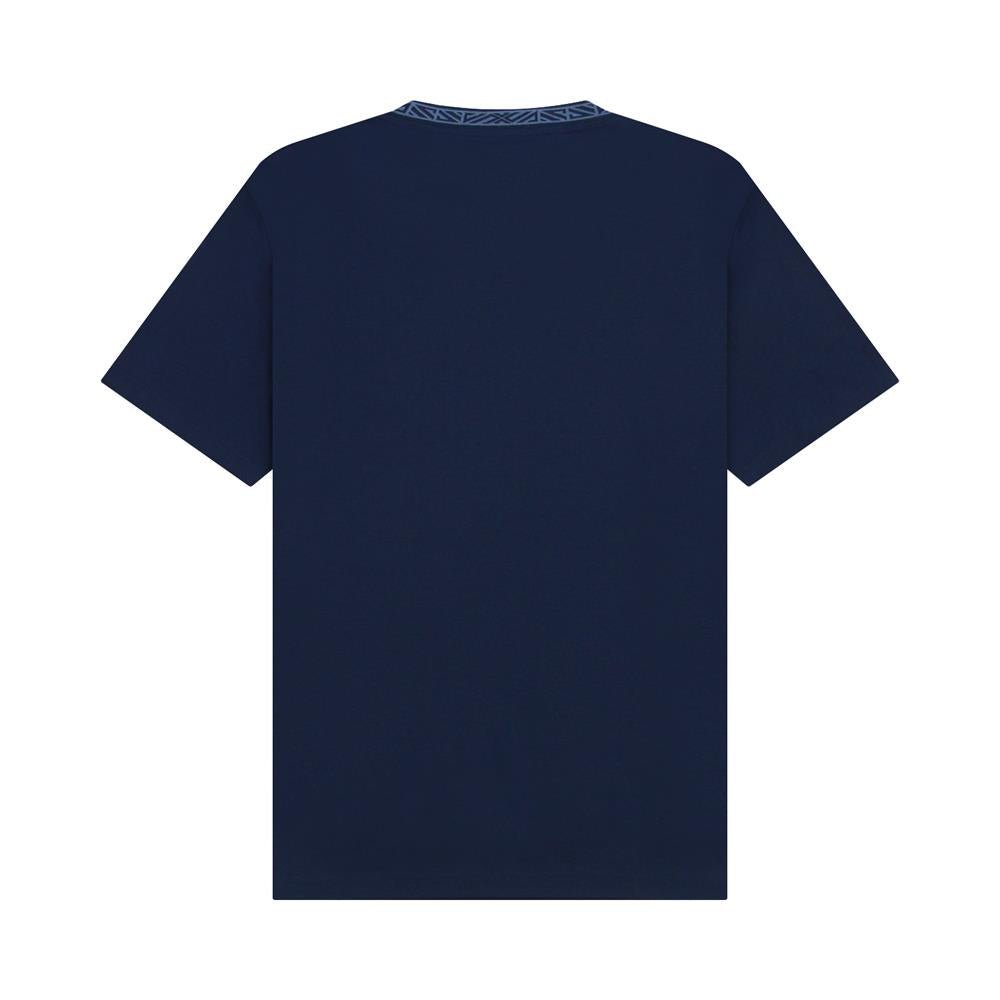 Giordano Men's Slim Fit Cotton Interlock Tee | Embroidered Tee - Premium Tee