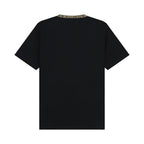 Giordano Men's Slim Fit Cotton Interlock Tee | Embroidered Tee - Premium Tee