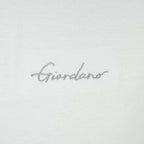 Giordano Men's Slim Fit Cotton Interlock Tee | Embroidered Tee - Premium Tee