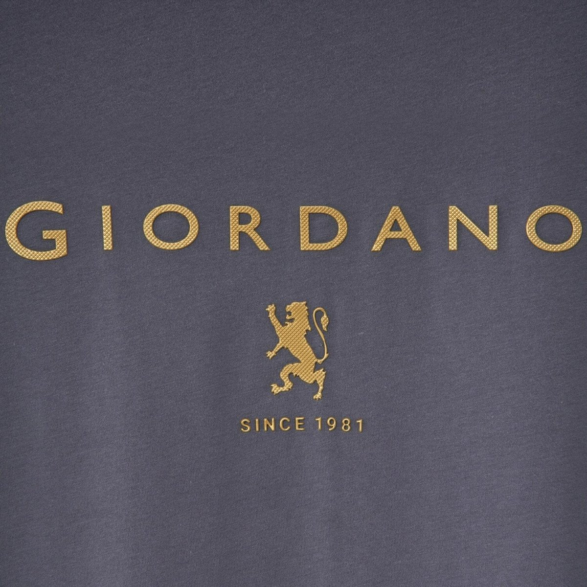 Giordano Men's Slim Fit Cotton Jersey Signature Print Tee - Premium Print Tee