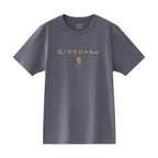 Giordano Men's Slim Fit Cotton Jersey Signature Print Tee - Premium Print Tee