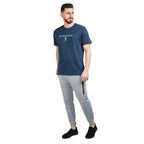 Giordano Men's Slim Fit Cotton Jersey Signature Print Tee - Premium Print Tee