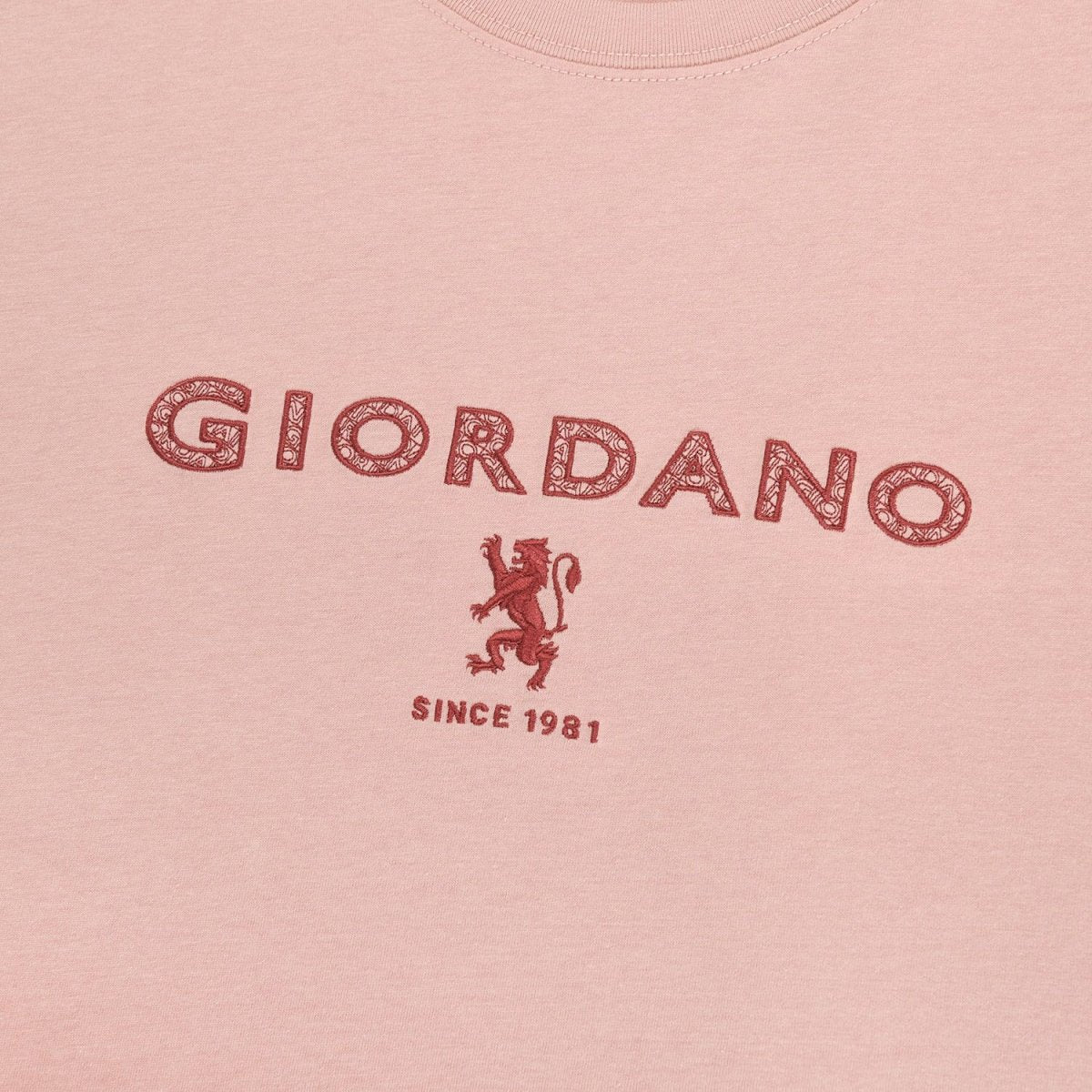 Giordano Men's Slim Fit Cotton Jersey Signature Print Tee - Premium Print Tee