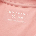 Giordano Men's Slim Fit Cotton Jersey Signature Print Tee - Premium Print Tee