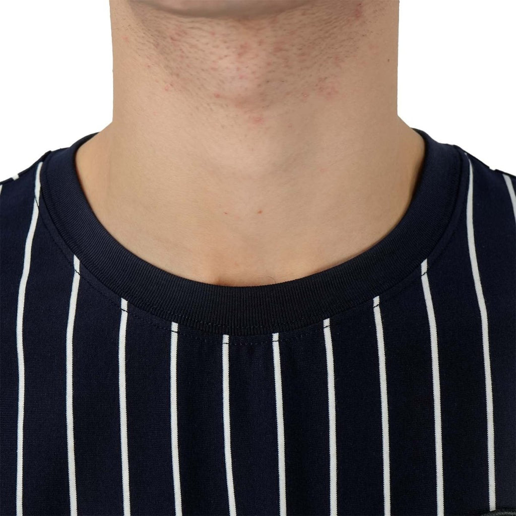 Giordano Men's Slim Fit Cotton Jersey Tee | Signature Print & Comfort - Premium Print Tee
