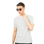 Giordano Men's Slim Fit Cotton Jersey Tee | Signature Print & Comfort - Premium Print Tee