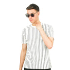 Giordano Men's Slim Fit Cotton Jersey Tee | Signature Print & Comfort - Premium Print Tee