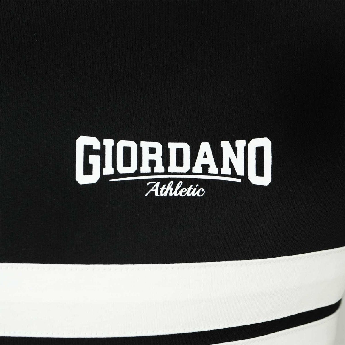 Giordano Men's Slim Fit Cotton Jersey Tee | Signature Print & Comfort - Premium Print Tee