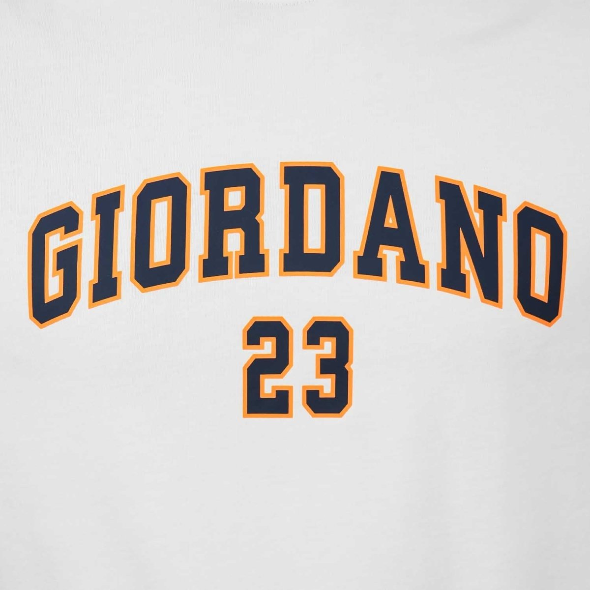 Giordano Men's Slim Fit Cotton Jersey Tee | Signature Print & Comfort - Premium Print Tee