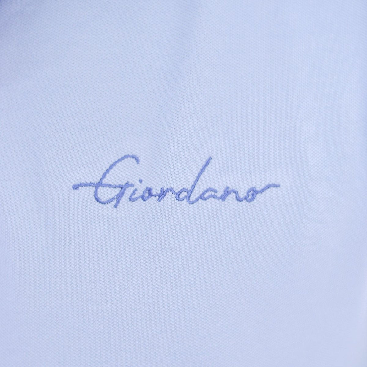 Giordano Men's Slim Fit Cotton Polo Shirt With Sailboat Embroidery - Premium Polo