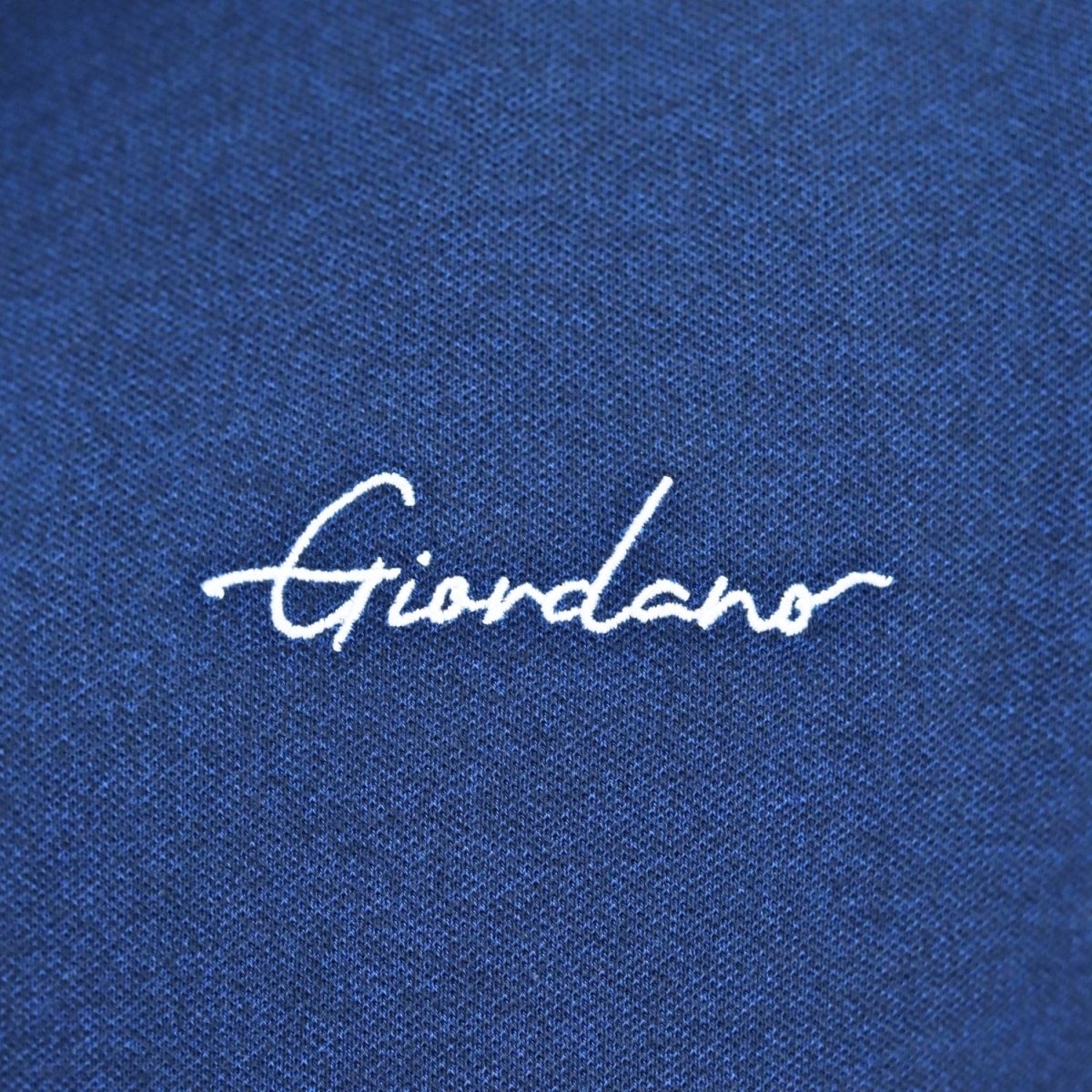 Giordano Men's Slim Fit Cotton Polo Shirt With Sailboat Embroidery - Premium Polo