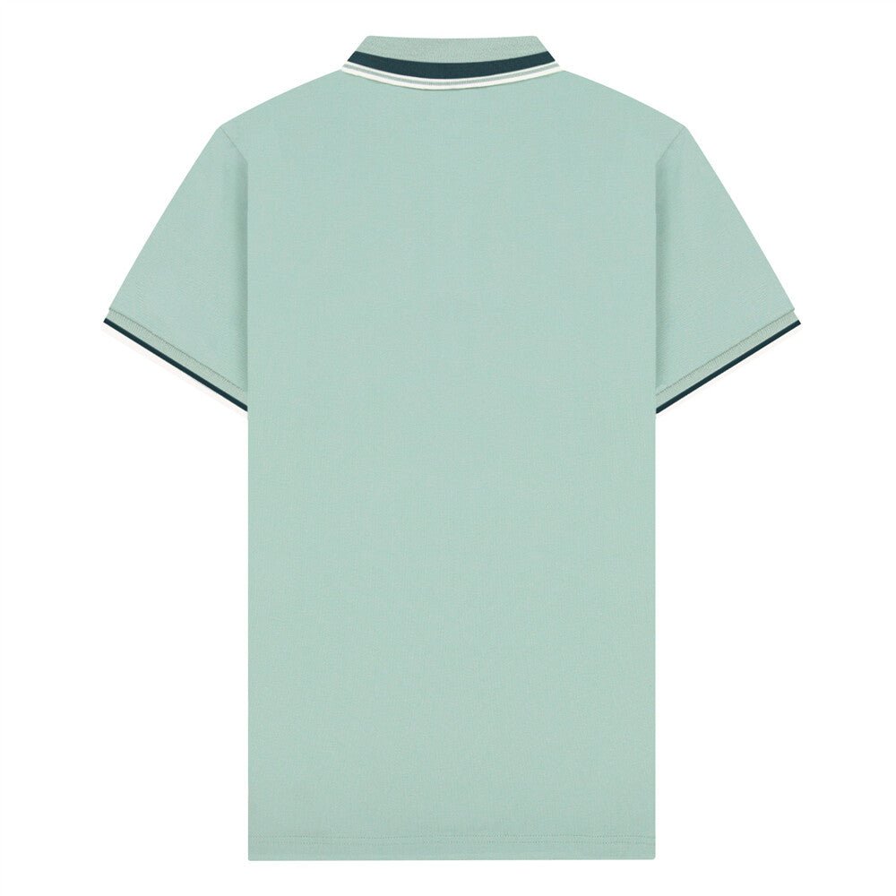Giordano Men's Slim Fit Cotton Polo Shirt With Sailboat Embroidery - Premium Polo