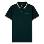 Giordano Men's Slim Fit Cotton Polo Shirt With Sailboat Embroidery - Premium Polo