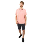 Giordano Men's Slim Fit Cotton Polo Shirt With Sailboat Embroidery - Premium Polo